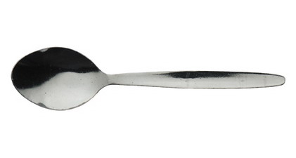 Kaffeelöffel MONITA, Edelstahl 18/0, Länge: 13,0 cm. Materialstärke 1,5 mm.