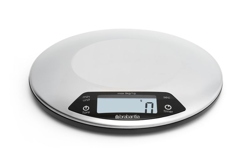 Brabantia Digitale Küchenwaagen Profile rund mit Timerfunktion