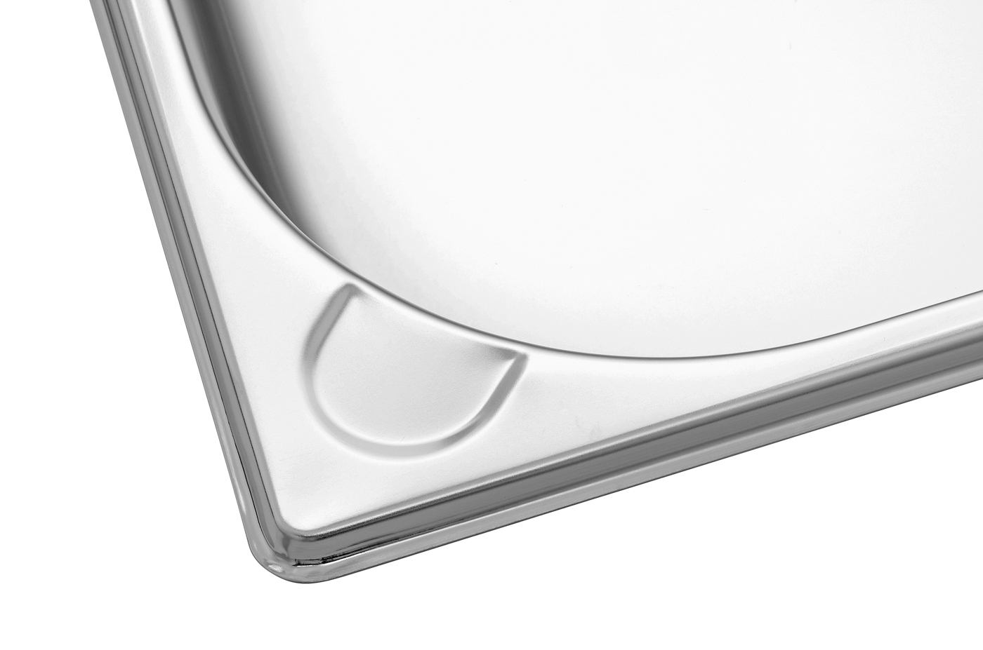 Bartscher GN-Behälter, 1/1 GN,T40, Basic Line |Ausführung: Ohne Perforation | Maße: 53 x 32,5 x4,0 cm. Gewicht: 0,5 kg