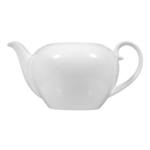 Seltmann Unterteil zur Teekanne 1,1 l, rund, Form: Rondo/Liane, weiss, hohe Kantenschlagfestigkeit, Made in Germany