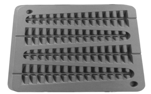 NEUMÄRKER Lolly am Stiel Backplattensatz für Backsystem unbeschichteter Grauguss