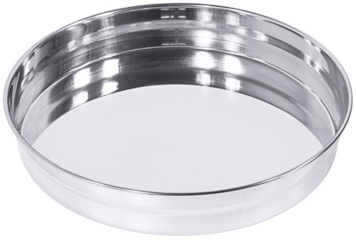 Bierglasträger VENTO aus Edelstahl 18/10, Durchmesser: 32 cm, Höhe: 4 cm, mit Stapelschulter, schwere Qualität