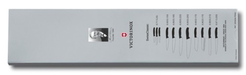 Fleischmesser Victorinox SWISS CLASSIC, Länge: 19 cm, Farbe: schwarz, Geschenkschachtel