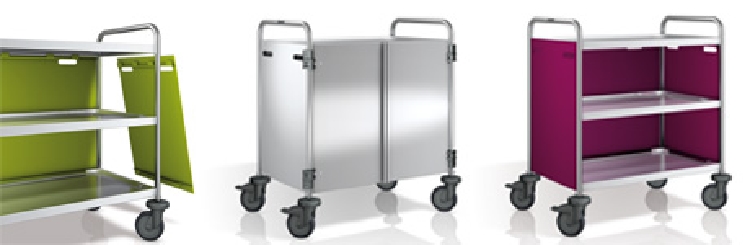 Blanco Verkleidung 3-seitig für Servierwagen perlweiss RAL 1013