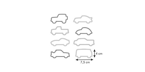 Ausstechformen Autos DELÍCIA KIDS, 8 St.