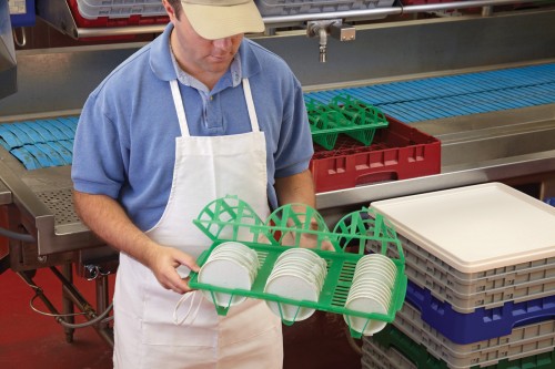 Camrack® Wasch- und Lagerregal für wiederverwendbare Deckel von Cambro