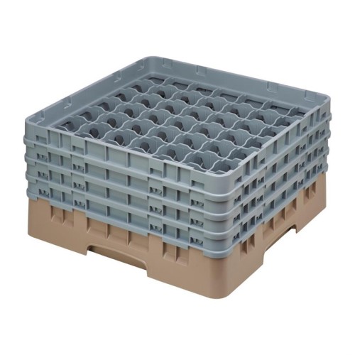 Cambro Gläserspülkorb beige mit 49 Fächern max Glashöhe 21,5cm. Dieser Gläserspülkorb bietet optimalen Schutz für Ihre