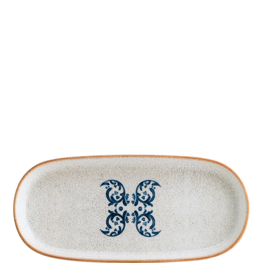 Bonna Viento Hygge Platte tief oval 21x10cm, Envisio Digitaldruck, Porzellan