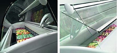 Nordcap Speiseeisvitrine FIJI 4 - 2.0 steckerfertig, Umluftkühlung