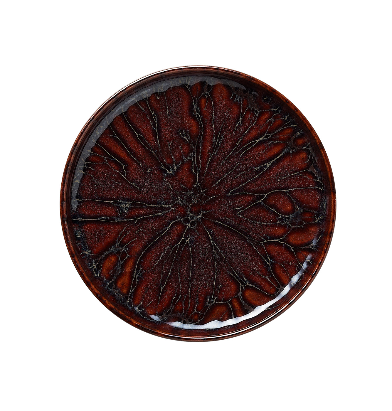 Teller ROCKZZERO, flach, Ø 22 cm, Set á 6 Stück, amazonas, Steinzeug Flache Ausführung, Farbe: Amazonas