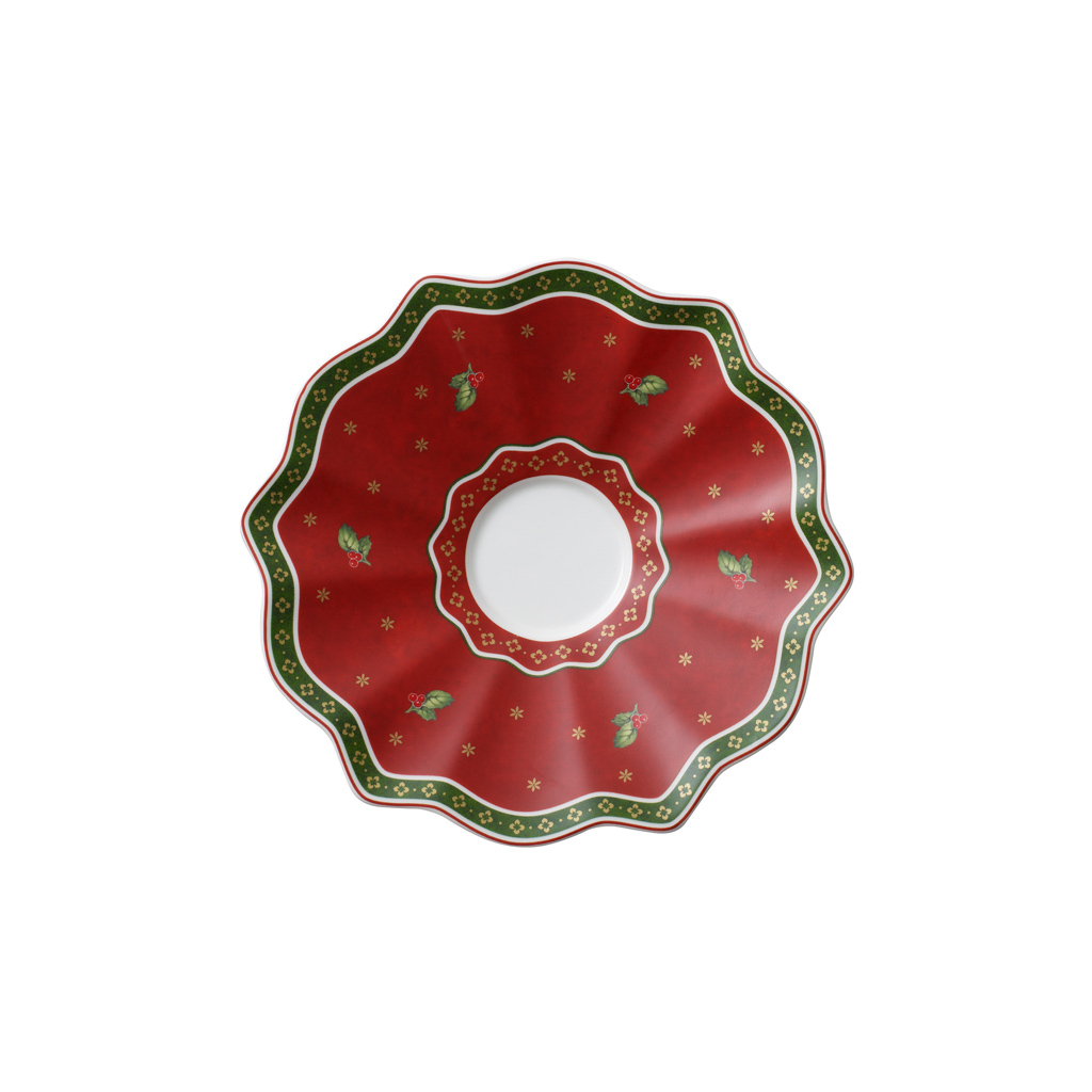 Villeroy und Boch Milchkaffee-Untertasse - Maße: 19 x 19 x 2,7 cm / Ser.: Toy's Delight