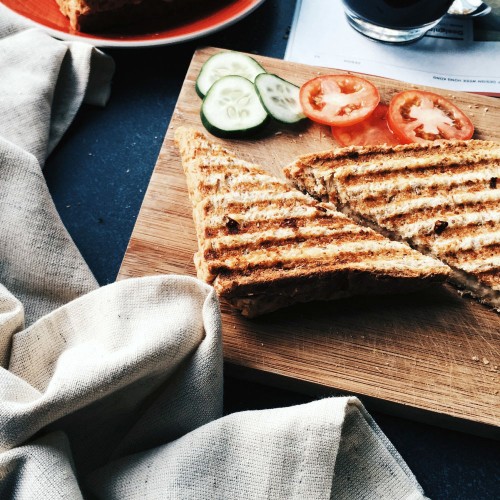 Toasterzange Edelstahl.100x340x(H)64 mm