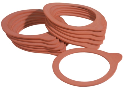 Dichtungsringe zu Weckglas® kleine Sturzglasform, gut geeignet für Buffets  [Preise je Verpackungseinheit = 10 Stück]