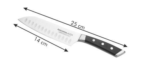 Japanisches Messer AZZA SANTOKU 14 cm
