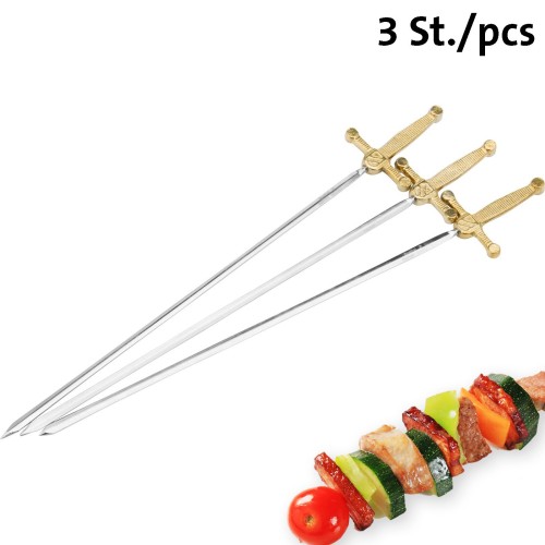 Westmark 3 Schaschlikspieße »Schwert«, 32 cm