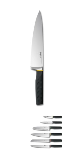 Joseph Joseph LockBlock - Messerblock inkl. 6 Messer - dunkelgrau