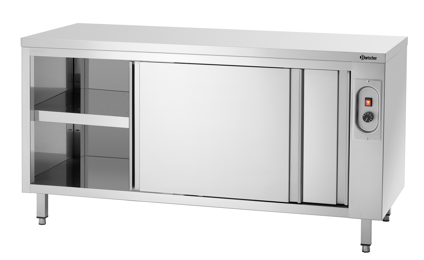 Bartscher Wärmeschrank 700, B1600 | Tiefe Innen:620 mm | Maße: 160 x 70 x 85,0 cm. Gewicht: 95 kg