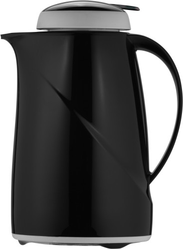 Helios Isolierkanne Wave Push 0,6 l schwarz