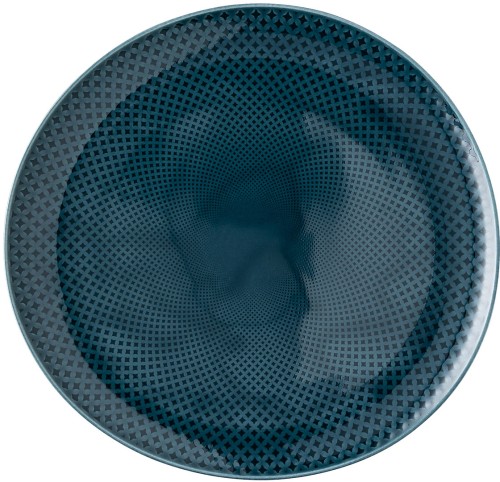 Junto Ocean Blue (blau) von Rosenthal, Speiseteller 27 cm aus Porzellan