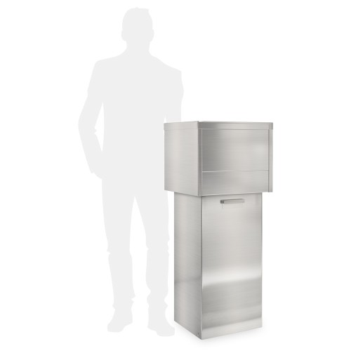 ETHERNASOLID® Mobiler Abfallbehälter, fahrbar