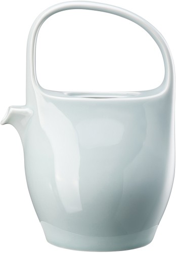 Junto Opal Green (grün) von Rosenthal, Teekanne für 6 Personen, Unterteil aus Porzellan