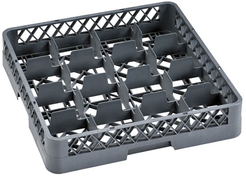 Tassenkorb SPÜLMASCHINENKÖRBE SERIE 9860. Polypropylen, › blaugrau› Außenmaß: 50 x 50 x