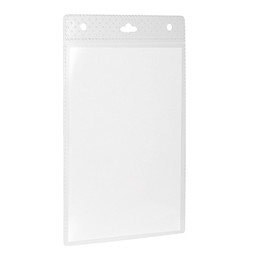 DURABLE Namensschild DIN A6 kombinierbar mit Textilband, Clip, Kette, Jojo transparent 20 St./Pack.