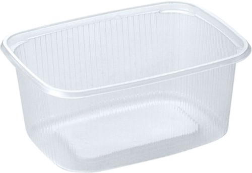 Duni Delipack rechteckig 125 ml Transparent ungeteilt, 1000 Stk/Krt (20 x 50 Stk)