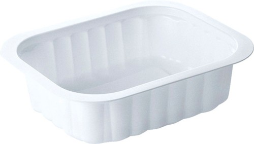 Duni PP-Schälchen 138 x 114 x 35 mm Weiß ungeteilt, 300 Stk/Krt (1 x 300 Stk)