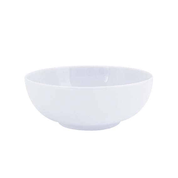 Schüssel rund 16 cm - Form: Simply Coup - weiss -, aus Porzellan. Hersteller: Eschenbach. "Made in, Germany".