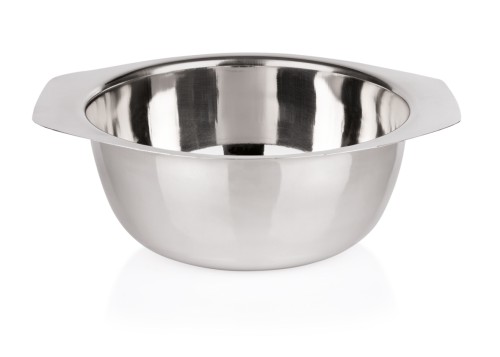 Beilagenschale. Chromnickelstahl. mit zwei Lappengriffen, Deckel bitte separat bestellen.
