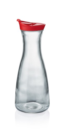 Karaffe. Glas. mit Deckel. 6,7 / 10,0 cm.