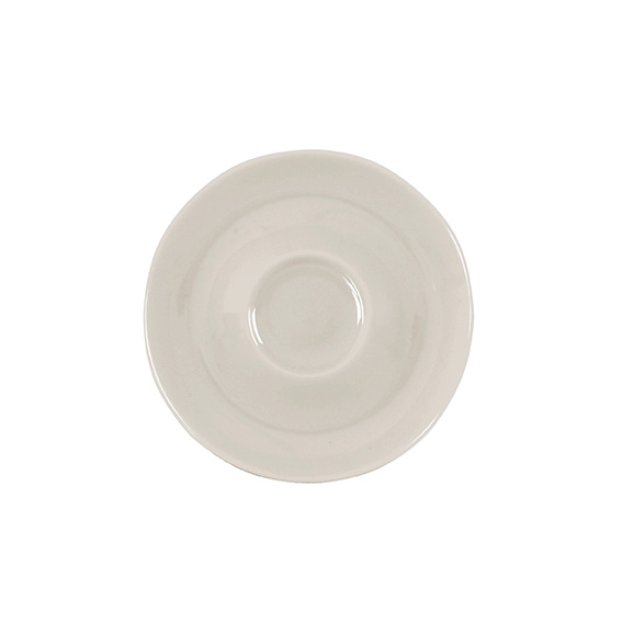 Untertasse 14,5 cm Spiegel mitte - Form: Baristar, - Dekor 68567 creme - aus Porzellan. Hersteller:, Eschenbach. "Made in Germany".