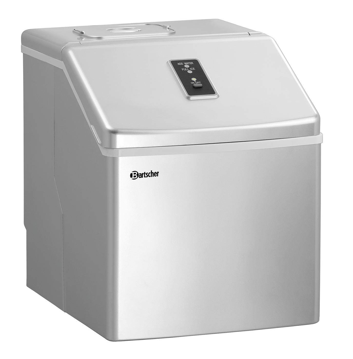 Bartscher Eiswürfelbereiter W150 |Füllstandssensor: Ja | Maße: 28 x 38 x 34,5 cm.Gewicht: 10,4 kg