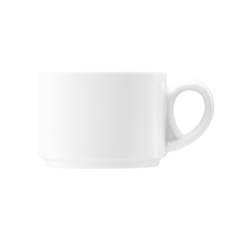 Seltmann Obere zur Kaffeetasse 0,18 l, rund, Form: Community, weiss, hohe Kantenschlagfestigkeit, Made in Germany