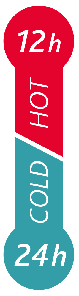 EMSA BLUDROP SLEEVE Isoliertrinkflasche, Koralle 0,5L