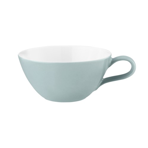 Seltmann Teeobertasse 0,28 l, rund, Form: Coup Fine Dining, Dekor: 57271 türkis, hohe Kantenschlagfestigkeit, Made in Germany