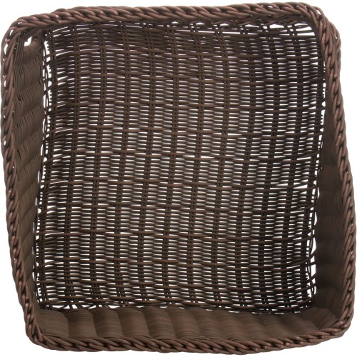 Westmark Präsentationskorb eckig, 50 x 50 x 16/27 cm, braun