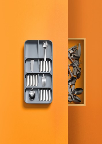 Joseph Joseph DrawerStore Kompakte Messerablage - Grau