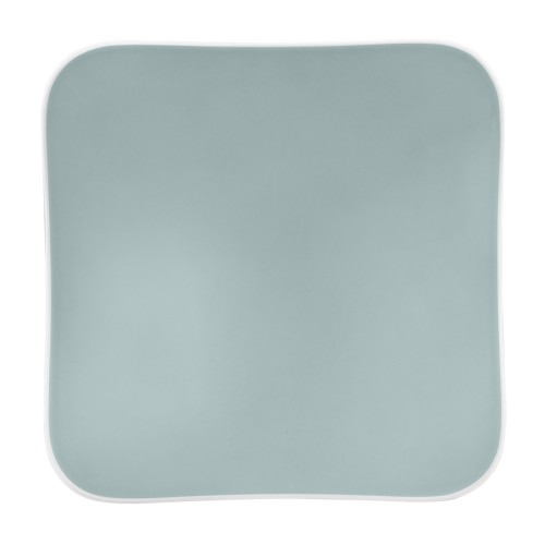 Seltmann Coupschale eckig 22x22 cm M5384, eckig, Form: Coup Fine Dining, Dekor: 57271 türkis, hohe Kantenschlagfestigkeit, Made in Germany