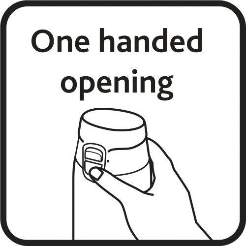 EMSA TRAVEL MUG LIGHT Isolierbecher (0,4 L im extra-schlanken Format & Leichtgewicht, Hochqualitativer  Edelstahl,