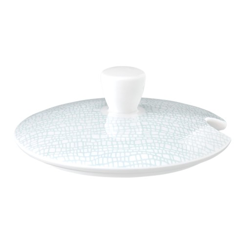 Seltmann Deckel zur Schüssel mit Deckel, rund, Form: Life, Dekor: 25674 Fashion green chic, hohe Kantenschlagfestigkeit, Made in Germany