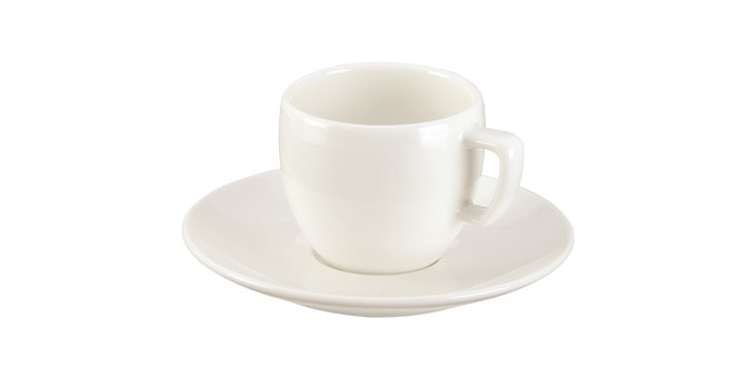 Espressotasse CREMA, mit Untertasse