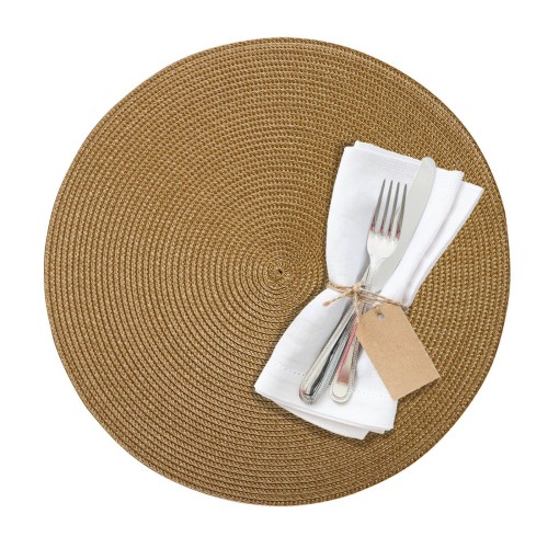 Westmark Tischset »Circle«, rund Ø 38 cm, hellbraun