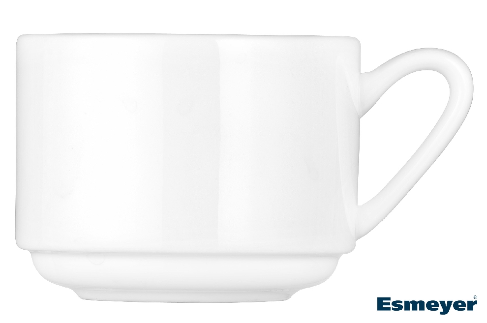 Rosenthal Kaffeeobertasse 0,20 Liter. Form Jade - uni weiss stapelbar