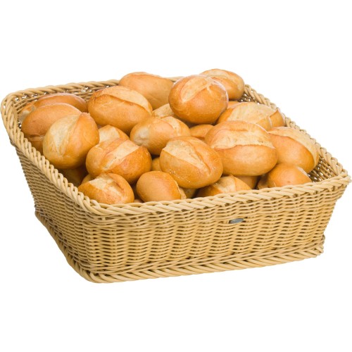 Westmark Präsentationskorb eckig, 52 x 50 x14/24 cm, hellbeige