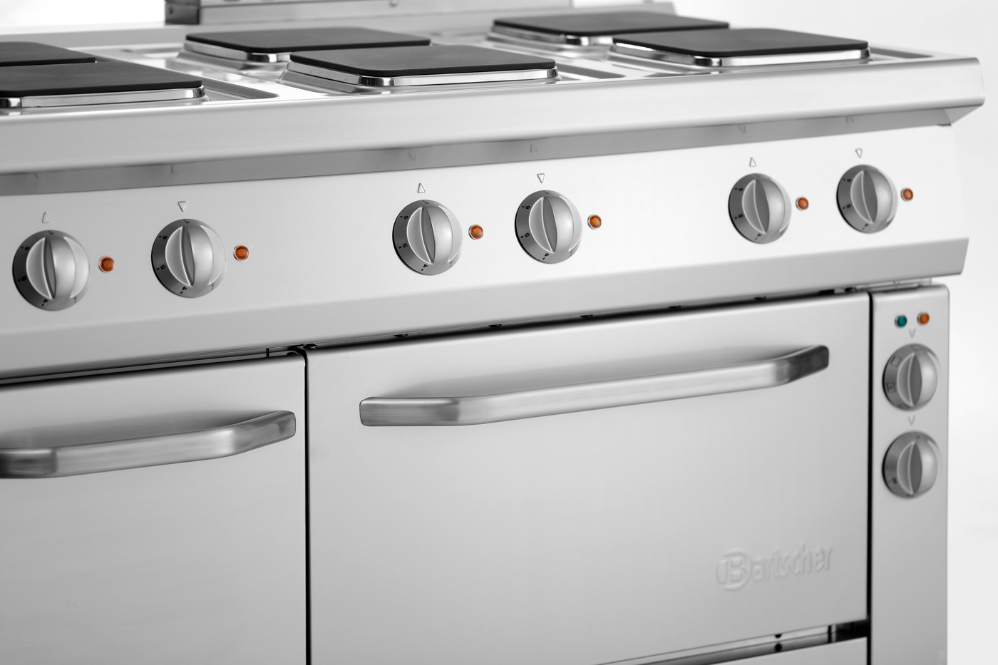 Bartscher Elektroherd 700, B1200, 6PL, EBO |Inklusive: - | Maße: 120 x 70 x 85,0 cm. Gewicht:128,8 kg