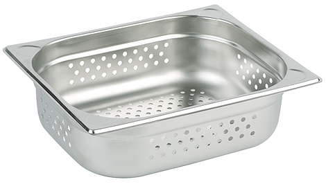 GN 1/1 Behälter, perforiert 53 x 32,5 cm, Tiefe: 150 mm Edelstahl, 21 Liter (Boden- und Seitenlochung) spülmaschinengeeignet