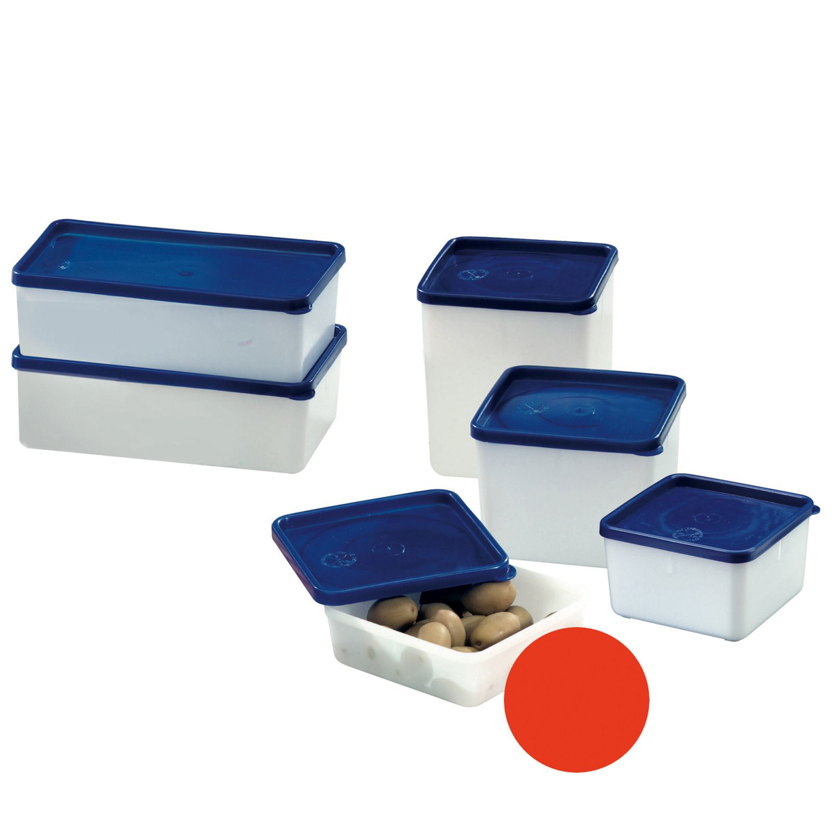 4 Gefrierdosen »Trio«, 0,25 l