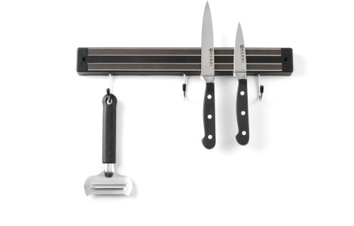 HENDI Messermagnetleiste mit Haken - 300 mm